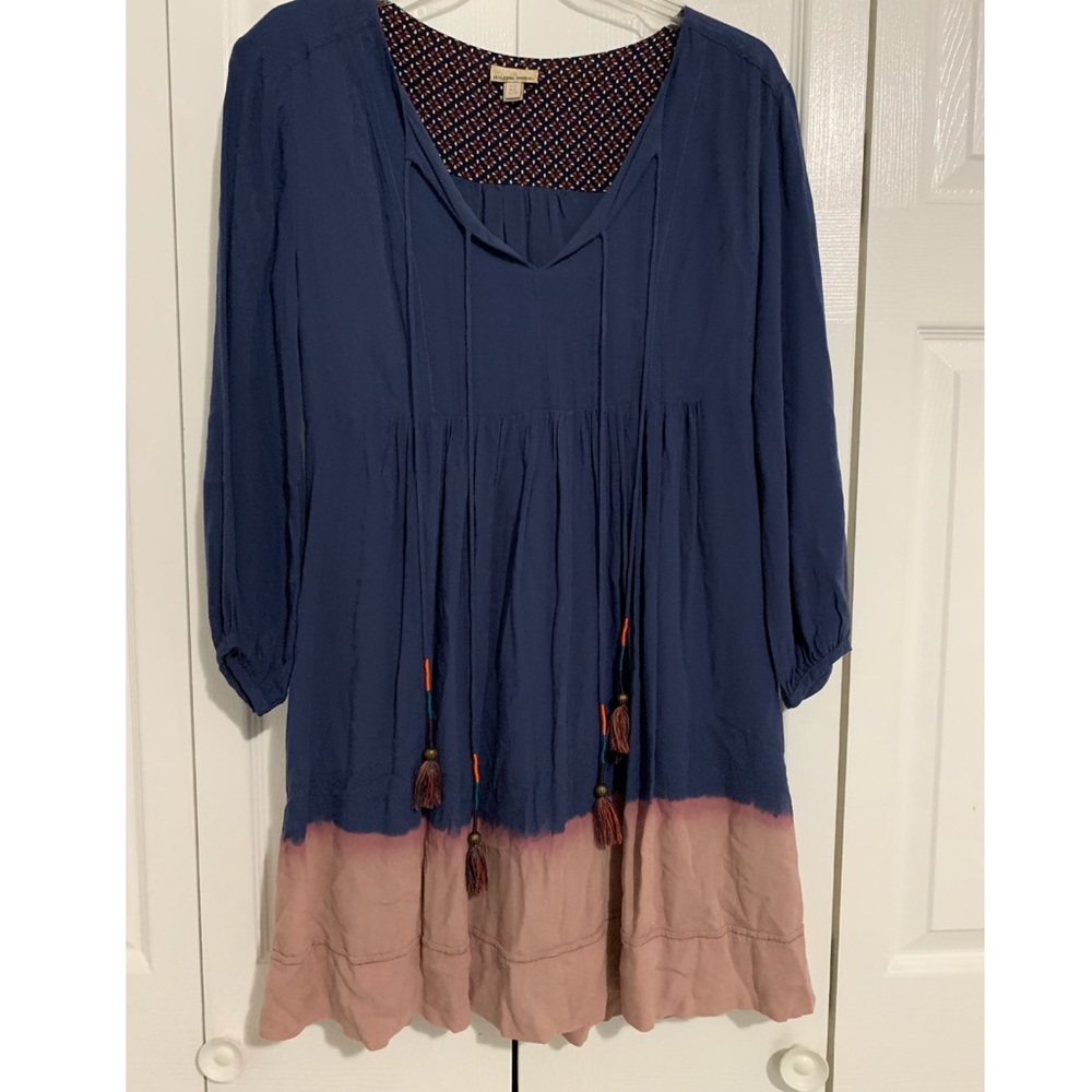 HP🎉Anthro Holding Horses Ombré tassel dress - Picture 3 of 6